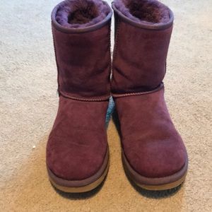 Purple Short Uggs Size 9
